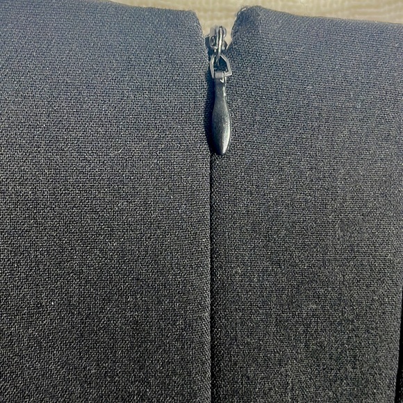 Calvin Klein Black Dress 6P Princess Seam Fit & Flare Sleeveless - Picture 8 of 15